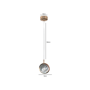 LAMPARA DE TECHO 10CM MODELO SKILAR BARCO