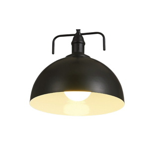 LAMPARA DE TECHO NEGRA PORTA AMPOLLETA E27 MODELO ANTARES