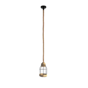 LAMPARA DE TECHO PORTA AMPOLLETA E27 MODELO BECRUX II