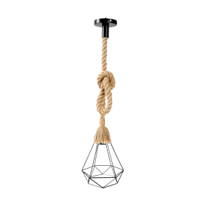 LAMPARA DE TECHO PORTA AMPOLLETA E27 MODELO BECRUX III