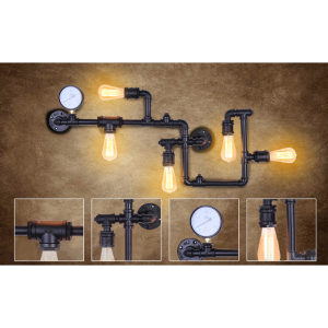 LAMPARA DE TECHO VINTAGE PORTA AMPOLLETA E27 MODELO REGULUS I