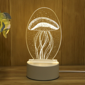 LAMPARA LED 3D MODELO MEDUSA 3000K 4000K 6000K 220V