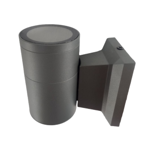 APLIQUE LED EXTERIOR GRIS MODELO KAPELLE CILINDRO IP54 SIMPLEPORTA GU10