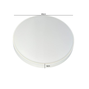 LAMPARA LED MODERNA REDONDA SOBREPUESTA 36W 400MM BLANCO 3000K-4000K-6000K MODELO TAKODA