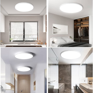 LAMPARA LED MODERNA REDONDA SOBREPUESTA 36W 400MM BLANCO 3000K-4000K-6000K MODELO TAKODA