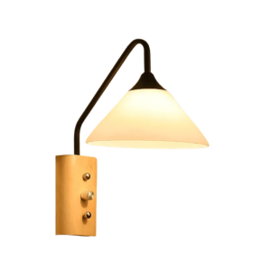 APLIQUE PORTA AMPOLLETA E27 D MODELO MADERA TAHTI I