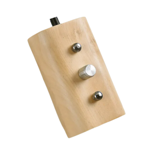 APLIQUE PORTA AMPOLLETA E27 D MODELO MADERA TAHTI I