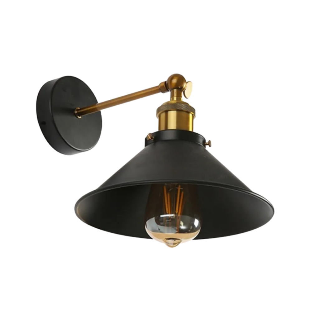 APLIQUE CON PANTALLA PORTA AMPOLLETA E27 MODELO NASH