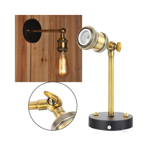 APLIQUE BRONCE PORTA AMPOLLETA E27 MODELO MAIA