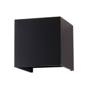 APLIQUE LED DOBLE 2X4W 3000K NEGRO MODELO EOS I