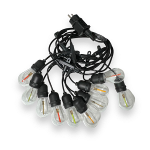 GUIRNALDA EXTERIOR RGB IP65 10 SOQUETES 5 METROS