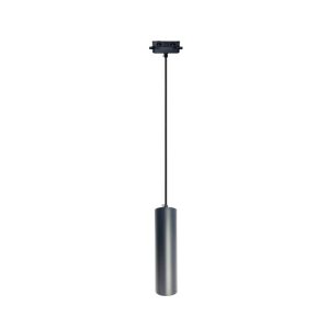 LAMPARA NEGRA PORTA GU10 A RIEL MODELO ENIF