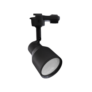 FOCO PORTA GU10 NEGRO A RIEL MONOFASICO MODELO ELNATH