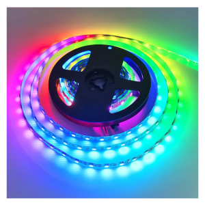 CINTA 12V 5050 14W/M IP20 60LED/MT RGB SINFONIA ADHESIVO 5 METROS
