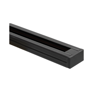 RIEL MONOFASICO 2 METROS NEGRO MODELO PALADIO