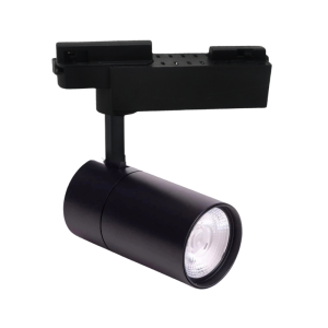 FOCO LED A RIEL MONOFASICO 10W 3000K NEGRO MODELO ALTAIR-ZEROFLICKER
