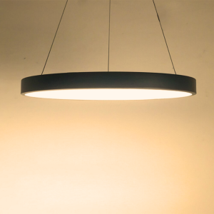LAMPARA LED 45W COLGANTE 3000K MODELO BRIHASPATI REDONDA CERRADA