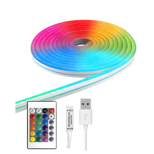 CINTA 5V NEON 3535 108LED IP54 10MM RGB C/ADHESIVO 3 METROS