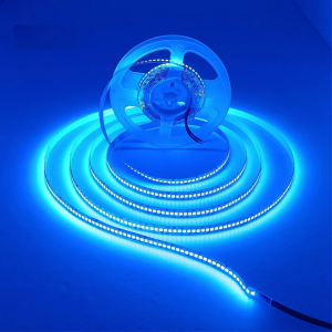 CINTA 24V 2835 20W IP20 240LED AZUL 10MM C/ADHESIVO 10M