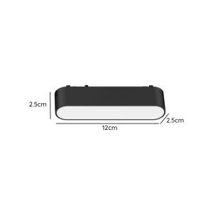 FOCO RIEL MAGNETICO 6W 48V 3000K MODELO CYGNUS