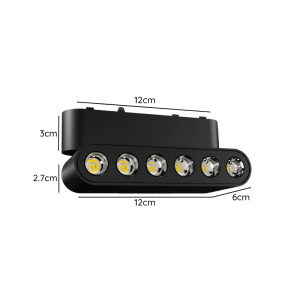 FOCO RIEL MAGNETICO 6W 48V 24° 4000K MODELO CYGNUS