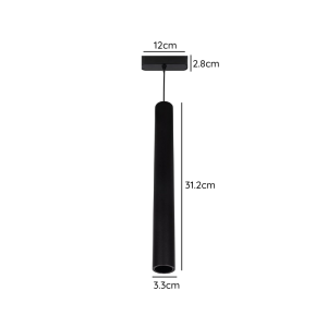 FOCO RIEL MAGNETICO COLGANTE 7W 48V 3000K MODELO CYGNUS