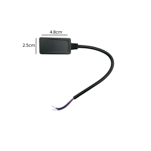 CONECTOR RIEL FLEXIBLE 48V NEGRO MODELO CYGNUS