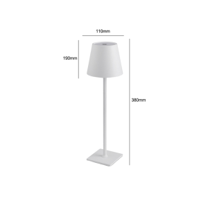 LAMPARA RECARGABLE BLANCA 1W 5V 3K/4/6K MODELO GLIESE