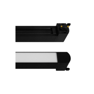 FOCO RIEL MONOFASICO NEGRO EMPAVONADO MOVIL 20W 220V 3000K CYGNUS