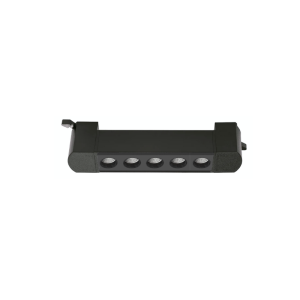 FOCO RIEL MONOFASICO NEGRO 24° MOVIL 10W 220V 4000K CYGNUS