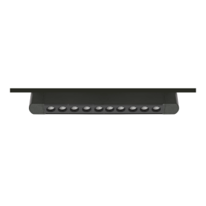 FOCO RIEL MONOFASICO NEGRO 24° MOVIL 20W 220V 4000K CYGNUS