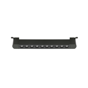 FOCO RIEL MONOFASICO NEGRO 24° MOVIL 20W 220V 4000K CYGNUS