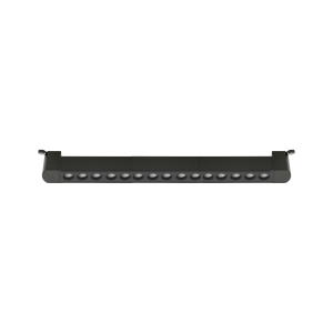 FOCO RIEL MONOFASICO NEGRO 24° MOVIL 30W 220V 3000K CYGNUS