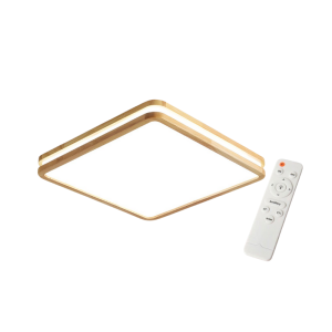 LAMPARA CUADRADA 36W 300MM SAIPH MDF CLARA 3000-4000-6000K C/CONTROL