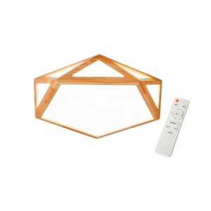 LAMPARA PENTAGONO 36W 300MM SAIPH MDF CLARA 3000-4000-6000K C/CONTROL