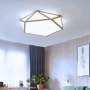LAMPARA PENTAGONO 36W 300MM SAIPH MDF CLARA 3000-4000-6000K C/CONTROL