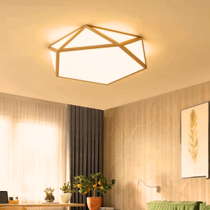 LAMPARA PENTAGONO 36W 300MM SAIPH MDF CLARA 3000-4000-6000K C/CONTROL