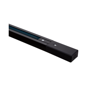 RIEL MONOFASICO SOBREPUESTO 1 METRO NEGRO MODELO PROCYON