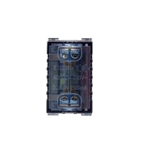 Modulo Toma USB Doble STANFORD Color Café