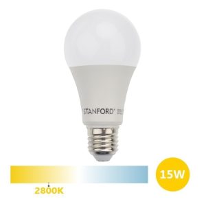 Ampolleta Led Clásica STANFORD (Cálida) 15W