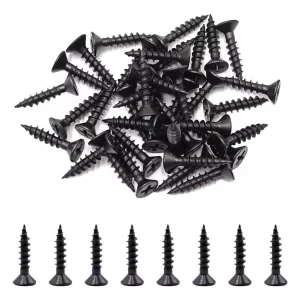 Tornillo para Madera Aglomerada Zincada Negro