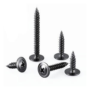 Tornillo Cabeza Flangueada Phillips Zincado Negro