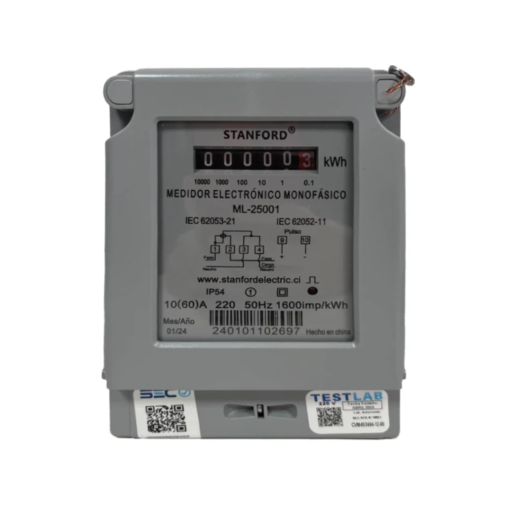 Medidor de Luz Electrónico Monofásico