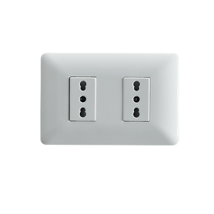 Enchufe Doble Bipaso 10A/16A 250V Café Stanford
