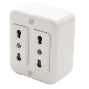Interruptor Doble Bipaso 10A/16A 250V 2P+T
