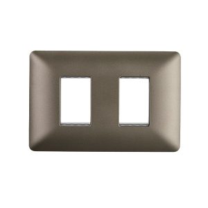 Placa Doble con Soporte STANFORD Café