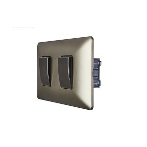 Interruptor Doble (9/15) 10A 250V Stanford Chanpagne (copia)