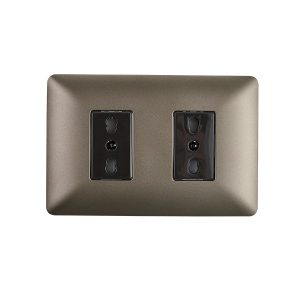 Enchufe Doble Bipaso 10A/16A 250V Café Stanford Café