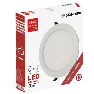 Panel Led Redondo Embutido STANFORD 4000K 18W