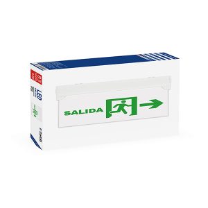 Señalética de Salida de Emergencia Led Derecha STANFORD